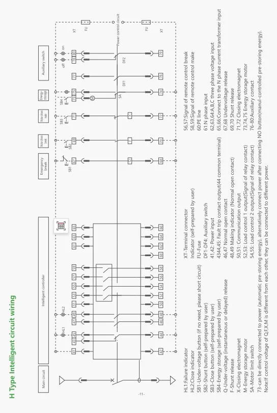 1000A Intelligent Circuit Breakers Universal Acb Air Circuit Breaker