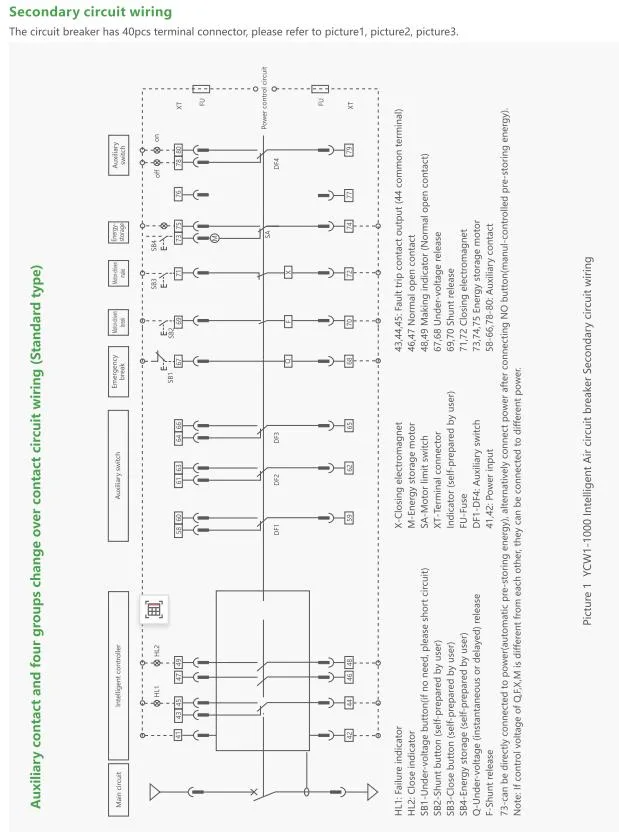 1000A Intelligent Circuit Breakers Universal Acb Air Circuit Breaker