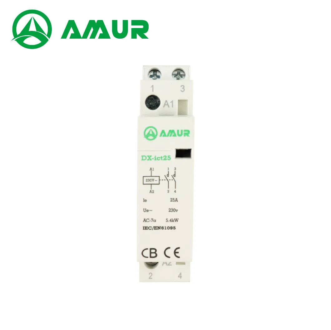 Amur Dx-25 DIN Rail Household Contactor 1p 25A AC Home Contactor