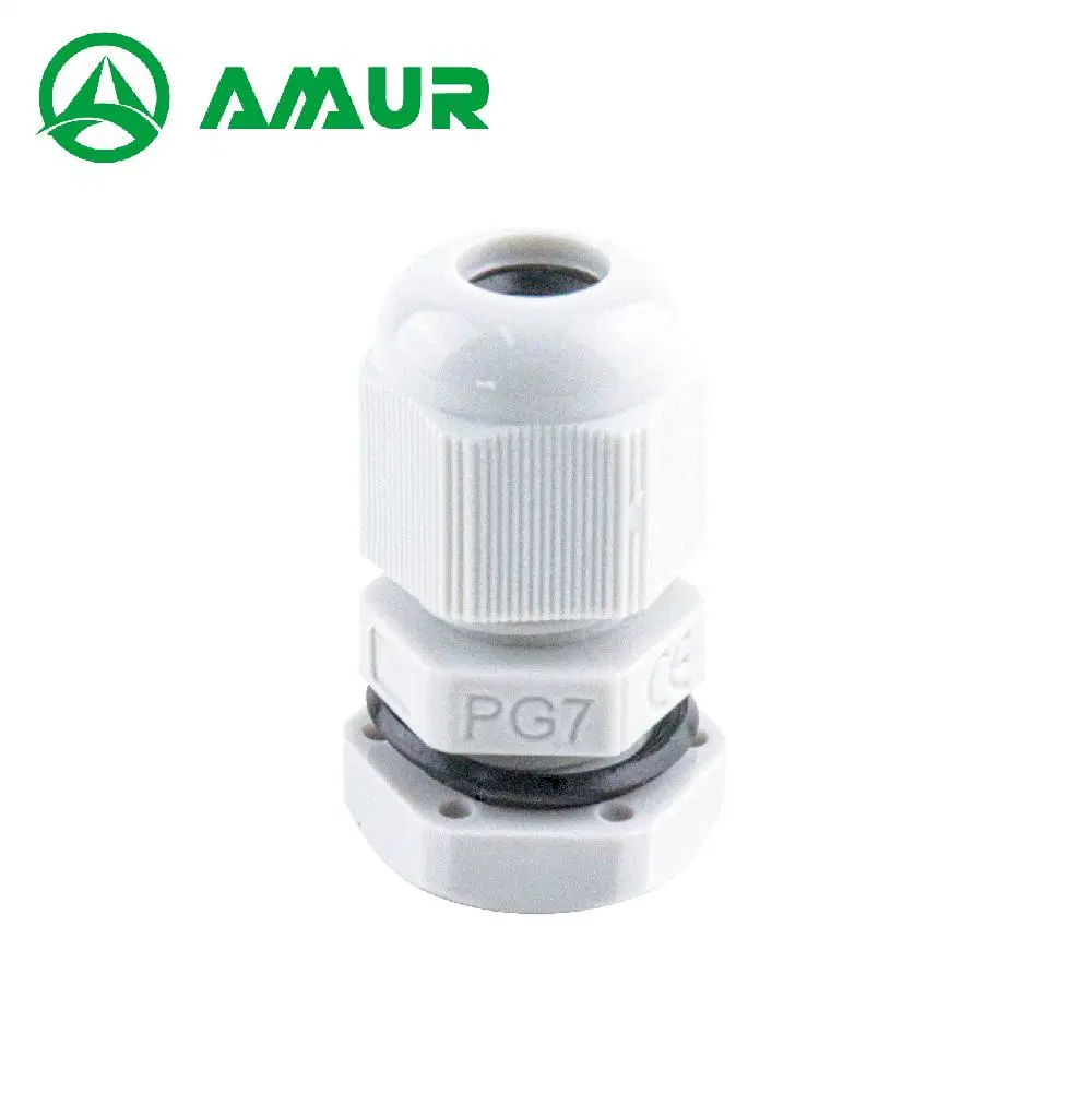 Waterproof Customizable PA66 IP68 UL CE RoHS Pg7 Nylon Cable Glands