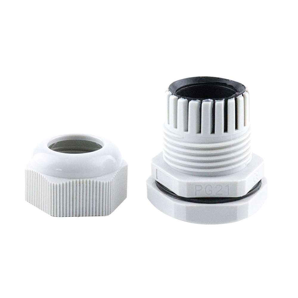 Waterproof Customizable PA66 IP68 UL CE RoHS Pg21 Nylon Cable Glands