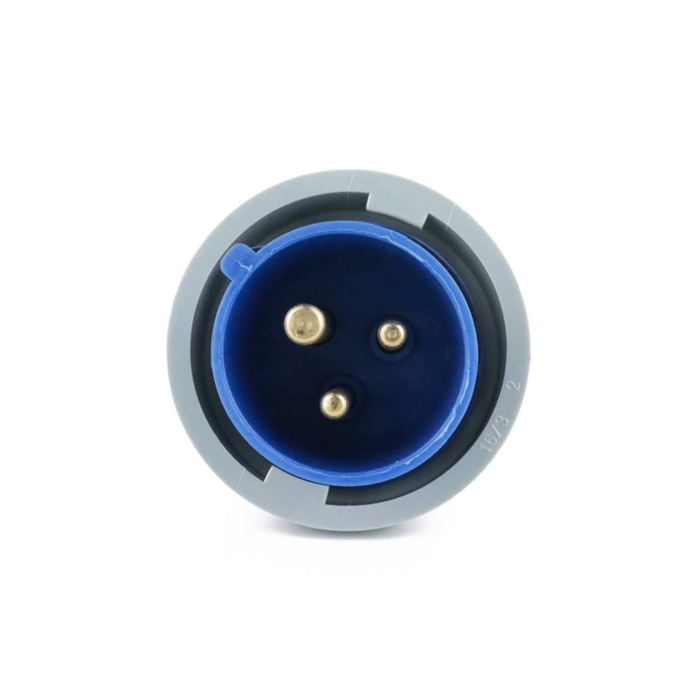 Maximum Discount Removable Electrical 32A 2p+E 3pin Blue Industrial Plug