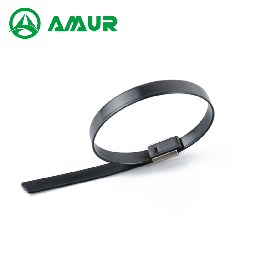 304 7.9*400 Stainless Steels Ties Wraps Strong Cable Tie