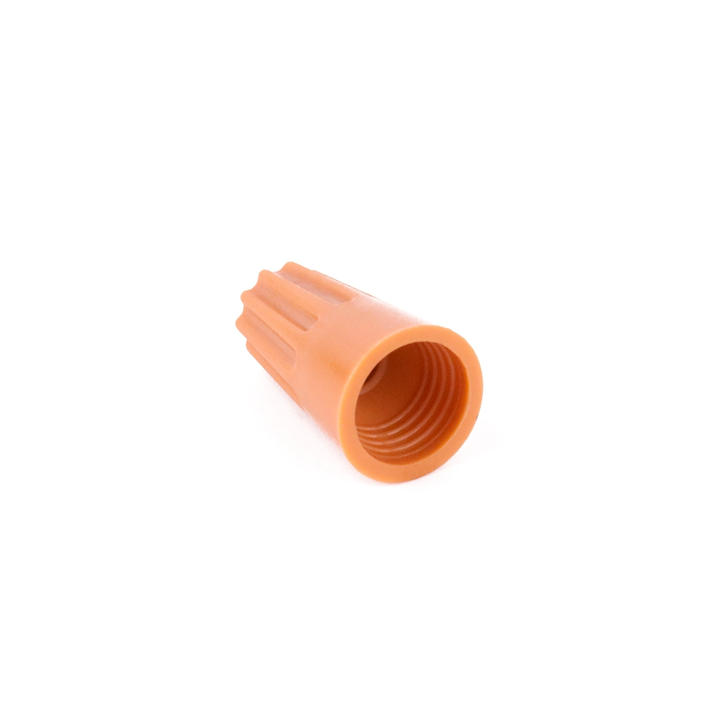 Orange Insulated Screw-on Wire Connector Spring Nail Type Connector Lug