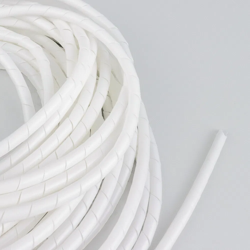 PE Material Electric Cable Protection Tube Spiral Wrapping Bands