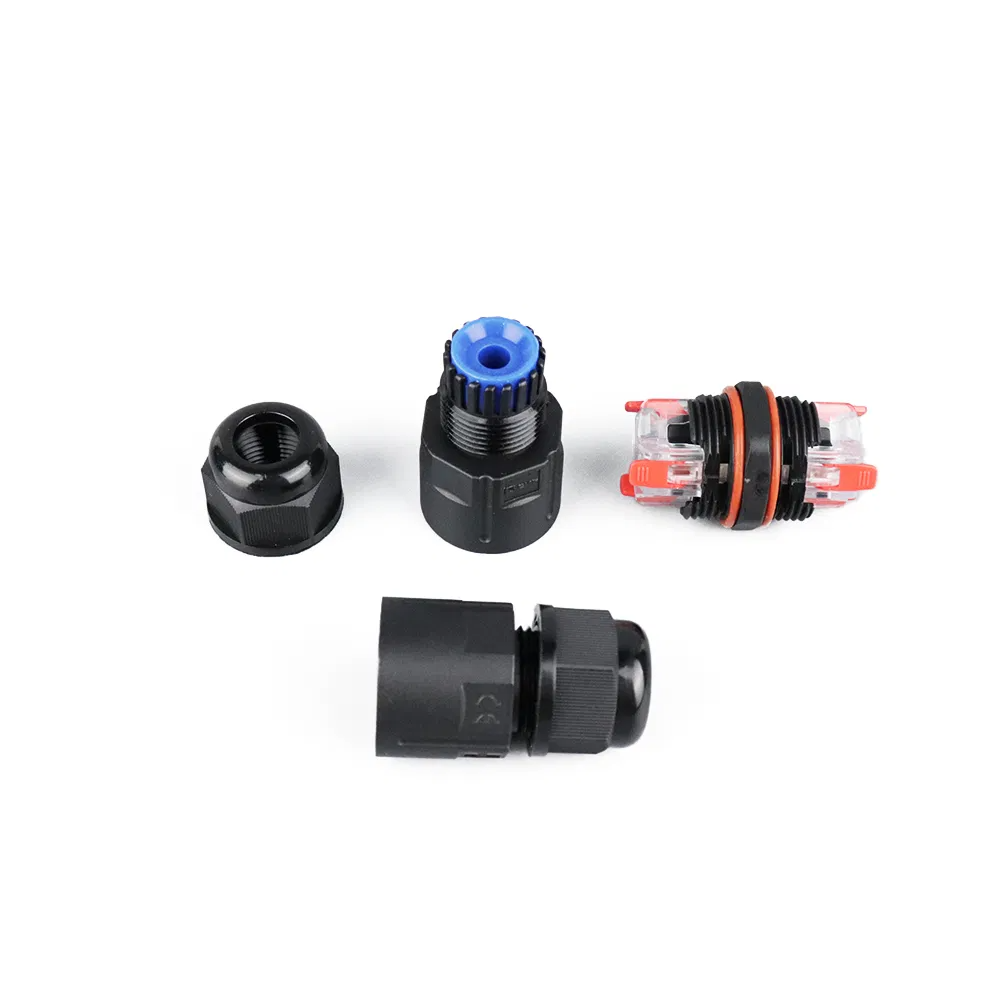 3p Screwless Terminals 0.5 to 2.5mm IP68 Waterproof Connector