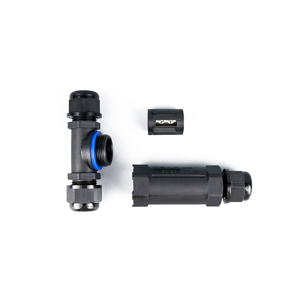 Amuroutdoor IP68 Delock Electronic Waterproof Pin Joint Wire Cable Connector