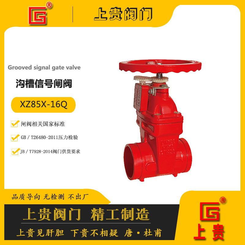 XZ85X沟槽信号闸阀04-01