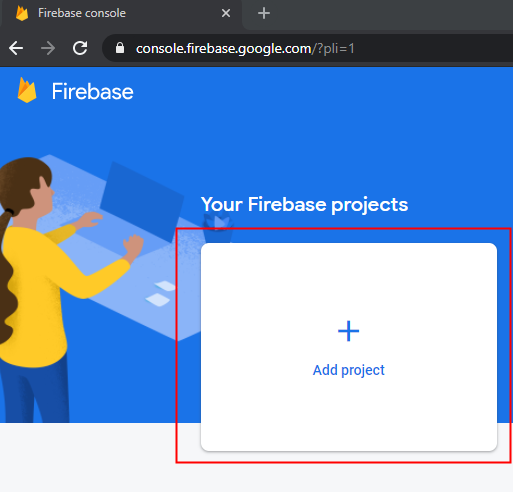 Firebase 屏幕截图