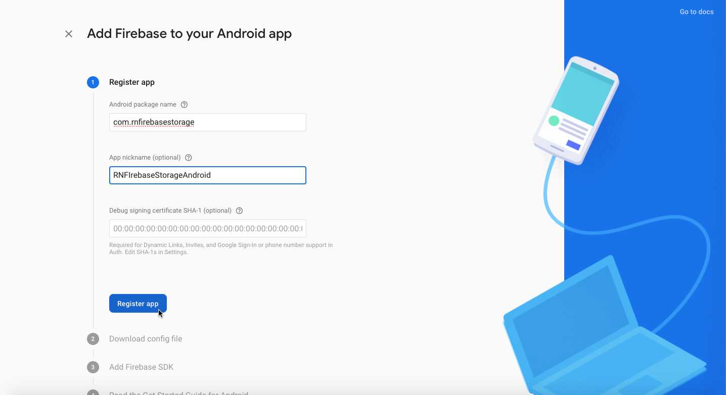添加 Android 包名称