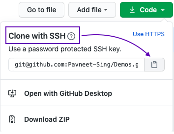 使用 SSH 克隆