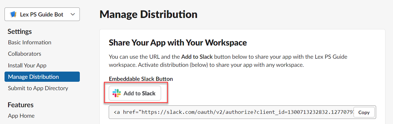 添加到 Slack