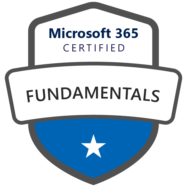 Microsoft 365 基础认证徽章图像