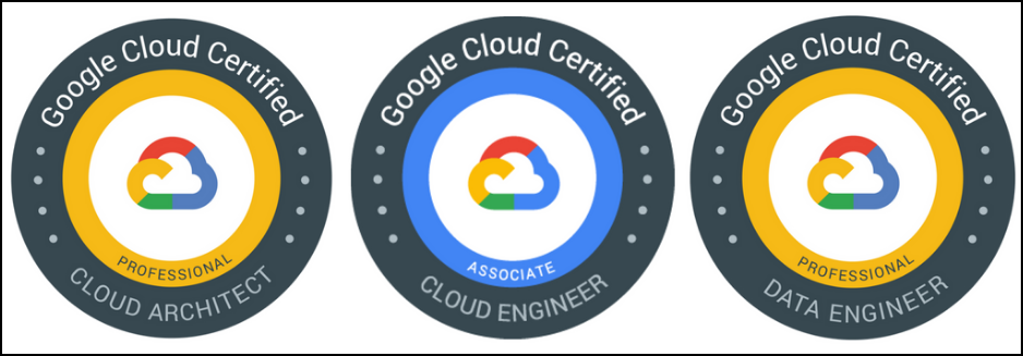 Google Cloud 认证徽章