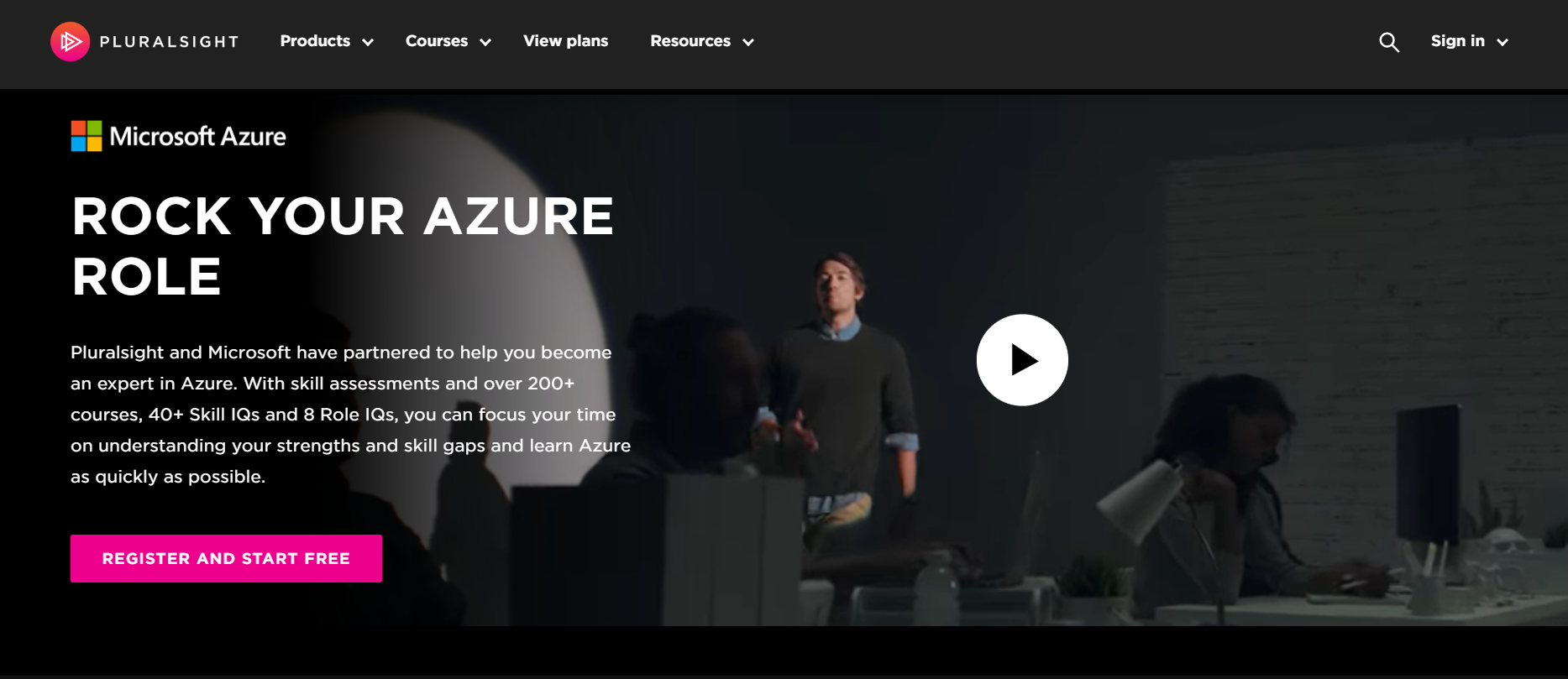 Pluralsight Azure 门户