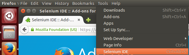 Selenium 菜单选项