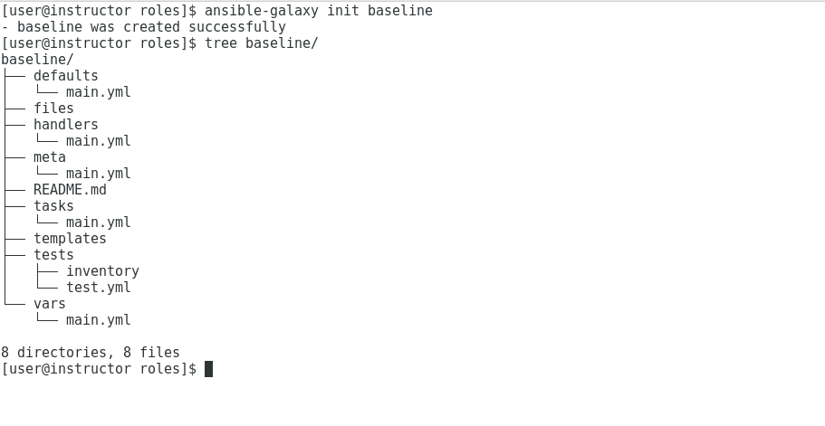 Ansible 角色示例